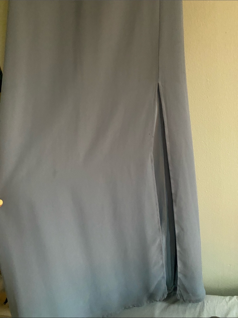Dusty Blue Chiffon Jackson Dress - Picture 4 of 4